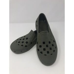Vans Trek Slip-on Rubber Water Shoes Size  Women 5/6 Grape Leaf Green Army Olive